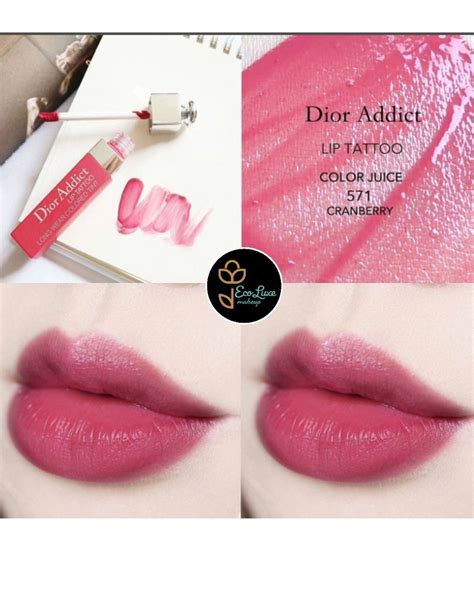 dior lip tattoo natural cranberry